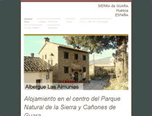 Tablet Screenshot of alberguelasalmunias.com